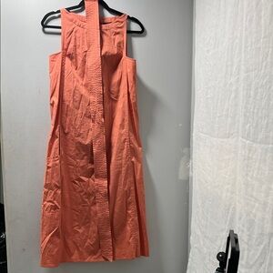 Ann Taylor Coral Midi Dress